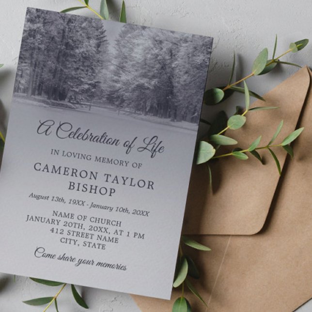 Invitación Celebración de la vida en el puente de invierno (Subido por el creador)