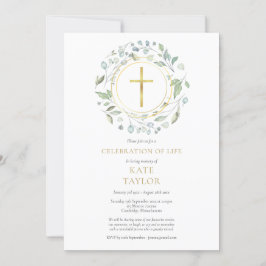 Invitación Celebración de la vida en Garland de la Cruz del O