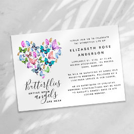 Invitación Celebración de la vida en honor a la mariposa