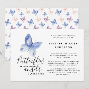 Invitación Celebración de la vida en honor a la mariposa
