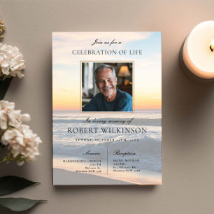 Invitación Celebración de la vida en Sky Beach Fotografía fun