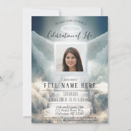 Invitación Celebración de la vida - Escalera celestial