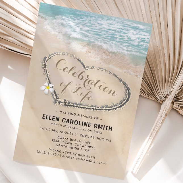 Invitación Celebración de la Vida | Funeral Memorial Océano (Subido por el creador)