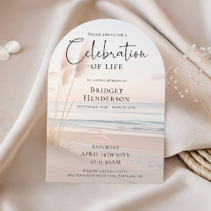 Invitación Celebración de la Vida Memorial de la Playa del Oc