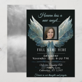 Invitación Celebración de la vida - Memorial fotográfico