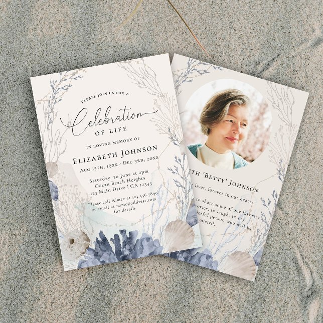 Invitación Celebración de la Vida Memorial Ocean Beach (Subido por el creador)