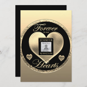 Invitación Celebración de la vida - Para siempre en nuestros 