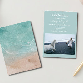 Invitación Celebración de la vida por el funeral de Ocean Bea