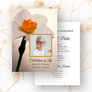 Invitación Celebración de la vida por la primavera de las flo