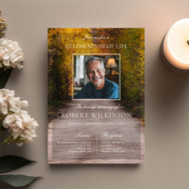 Invitación Celebración de la vida por la vegetación forestal 