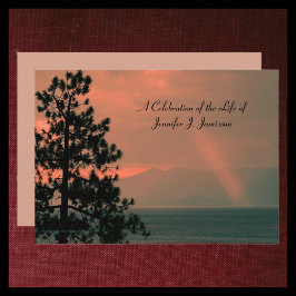 Invitación Celebración de la viga de luz conmemorativa en el 