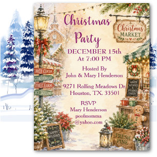 Invitación Celebración de las Fiestas del Mercado de Navidad 