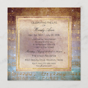 Invitación Celebración de Live Golden Music