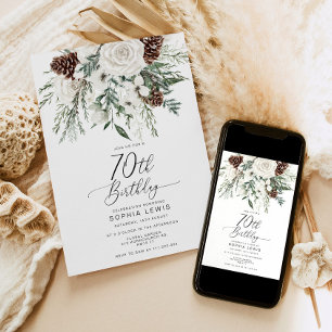 Invitación Celebración de los 70 Aniversarios del invierno de