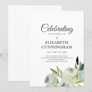 Invitación Celebración de los productos botánicos de color de