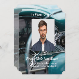 Invitación Celebración de los vehículos automotores de antigü