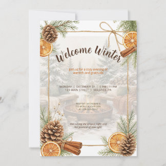 Invitación Celebración de Mezcla en Fogata de Solsticio de In
