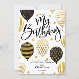Invitación Celebración de mi cumpleaños