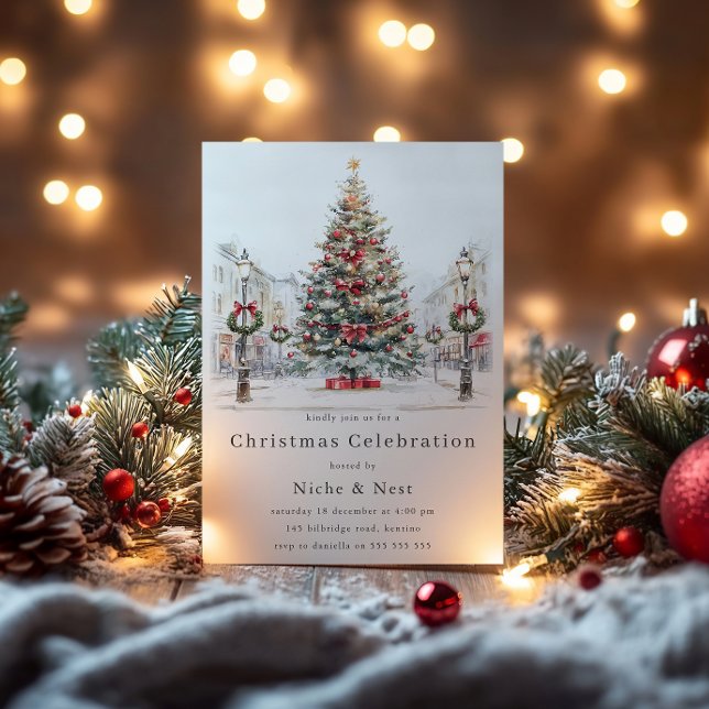 Invitación Celebración de Navidades corporativos de oficina f (Subido por el creador)