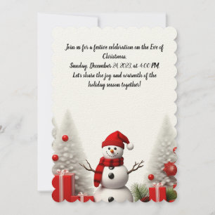 Invitación Celebración de Navidades festivos