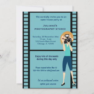 Invitación Celebración de Photography Studio
