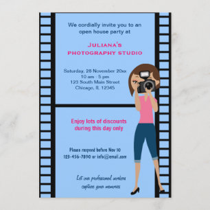 Invitación Celebración de Photography Studio