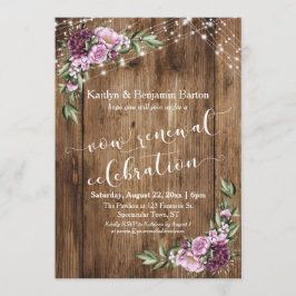 Invitación Celebración de Renovación de Votos de Aniversario