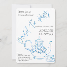 Invitación Celebración de té de boda