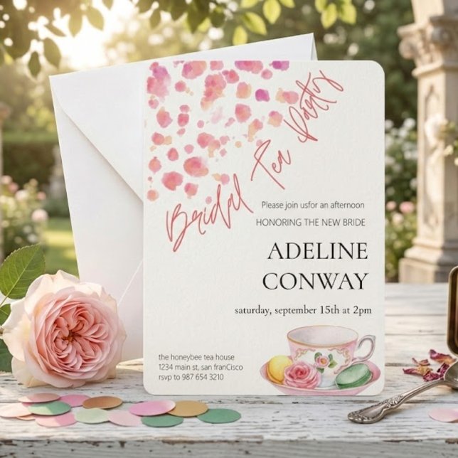 Invitación Celebración de té de boda (Subido por el creador)