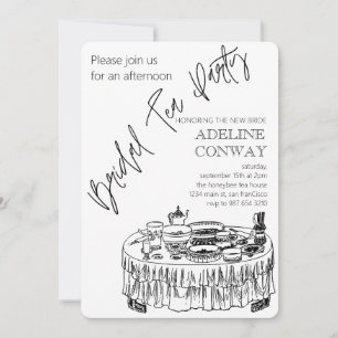 Invitación Celebración de té nupcial