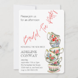 Invitación Celebración de té nupcial