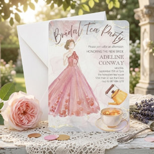 Invitación Celebración de té nupcial