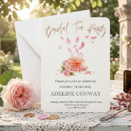 Invitación Celebración de té nupcial