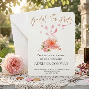 Invitación Celebración de té nupcial