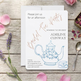 Invitación Celebración de té nupcial