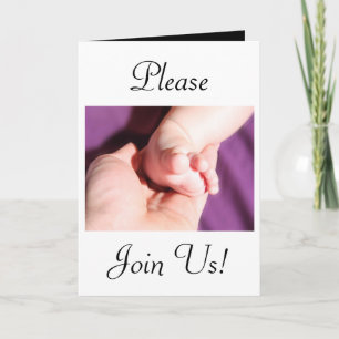 Invitación Celebración De Un Niño Bebé De Bautismo Sagrado