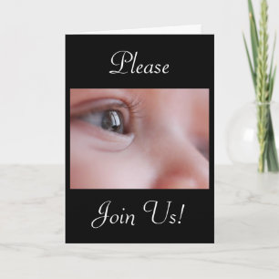 Invitación Celebración De Una Niña Bebé De Bautismo Sagrado
