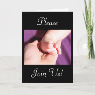 Invitación Celebración De Una Niña Bebé De Bautismo Sagrado