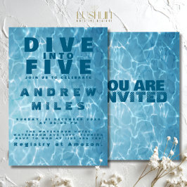 Invitación Celebración de verano de la piscina de salchichas 