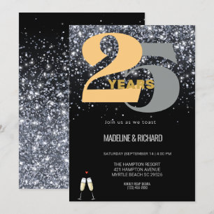 Invitación Celebración del 25º Aniversario de Bodas de Plata 
