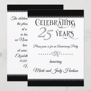 Invitación Celebración del 25º Aniversario de Plata