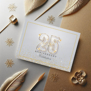 Invitación Celebración del 25º aniversario de Silver y Gold