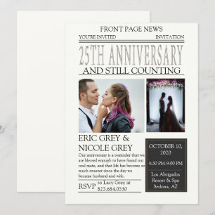 Invitación Celebración del 25º Aniversario del Periódico