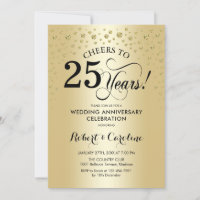 Celebración del 25º Aniversario - Dorado Negro
