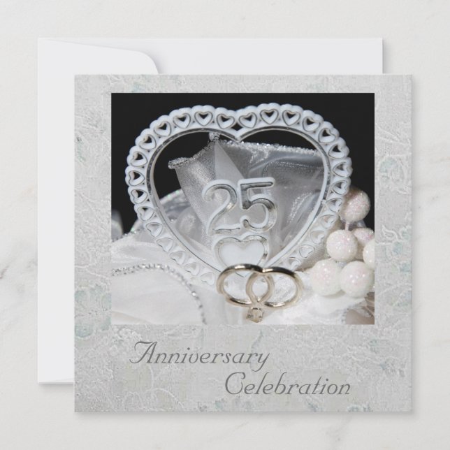 Invitación Celebración del 25° Aniversario (Anverso)