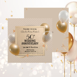 Invitación Celebración del 50° Aniversario Boda de Oro