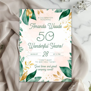 Invitación Celebración del 50 aniversario de oro