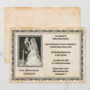Invitación Celebración del 50° aniversario del estilo de époc