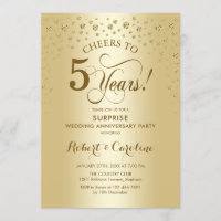 Celebración del 5° aniversario de Surprise Golden