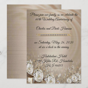 Invitación Celebración del 60º Aniversario de Diamante Elegan